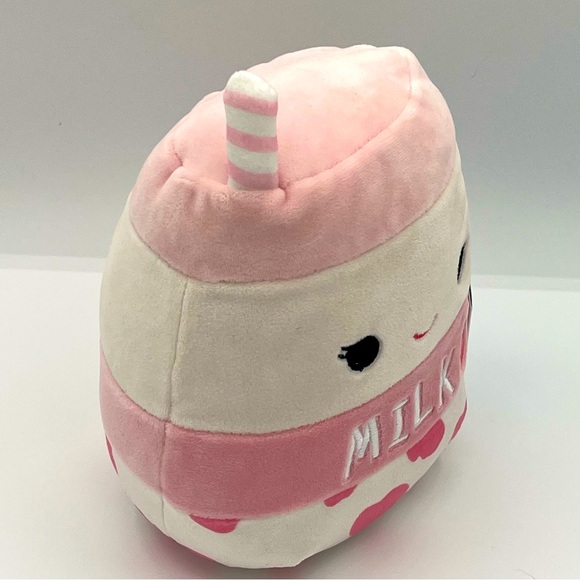 Squishmallows 7” Amelie the Strawberry Milk Box - Picture 3 of 6